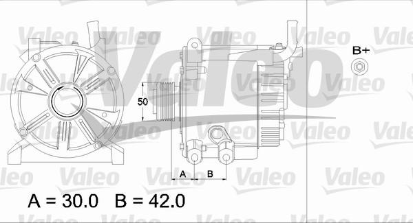 Valeo 437415 - Генератор avtokuzovplus.com.ua