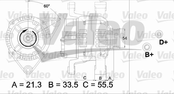 Valeo 437466 - Генератор autodnr.net