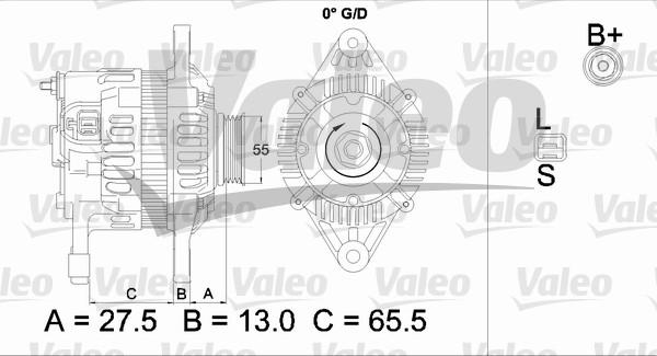 Valeo 437478 - Генератор avtokuzovplus.com.ua