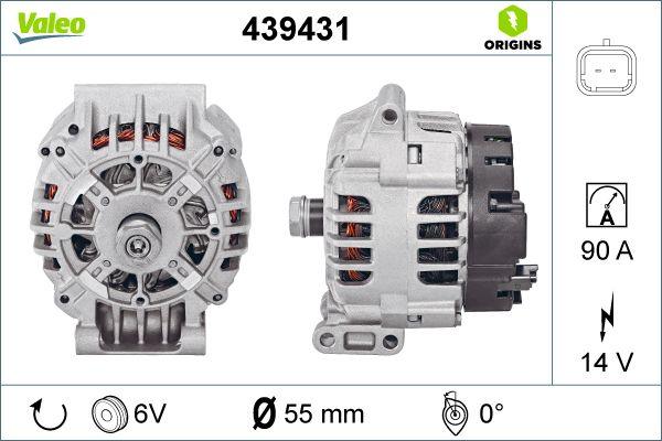 Valeo 439431 - Генератор avtokuzovplus.com.ua