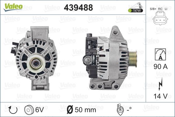 Valeo 439488 - Генератор autodnr.net