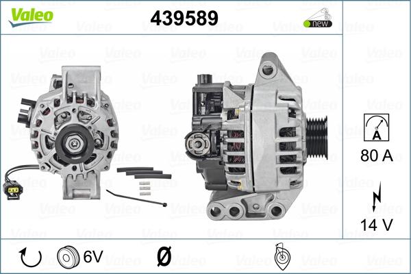 Valeo 439589 - Генератор autocars.com.ua