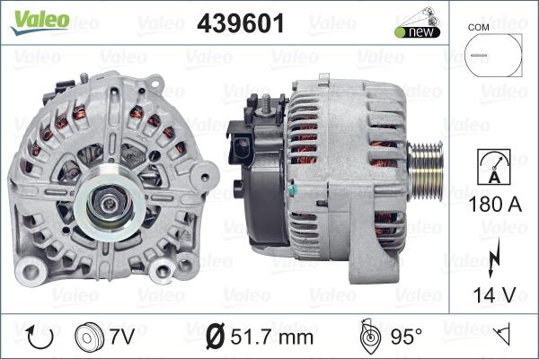 Valeo 439601 - Генератор avtokuzovplus.com.ua