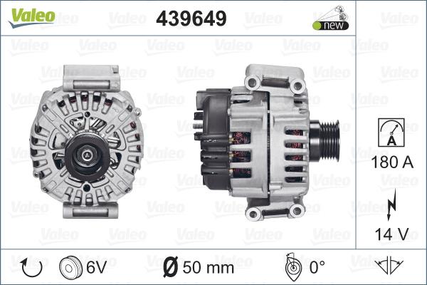 Valeo 439649 - Генератор autodnr.net