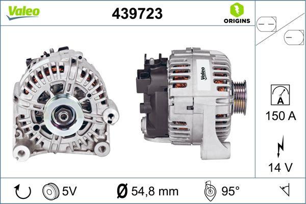 VALEO 439723 - Генератор autocars.com.ua
