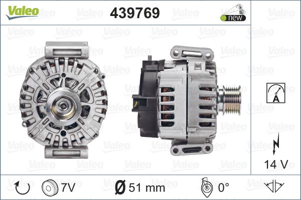 Valeo 439769 - Генератор autodnr.net