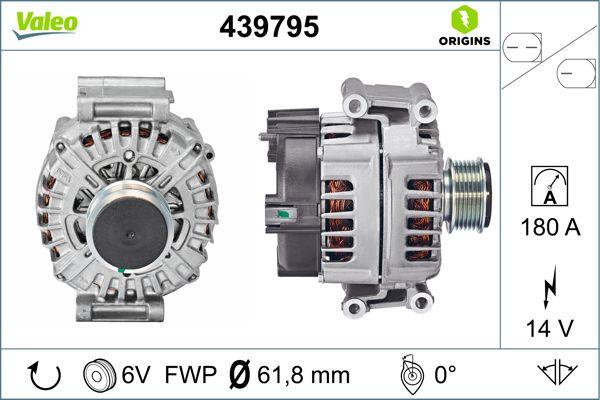 VALEO 439795 - Генератор autocars.com.ua