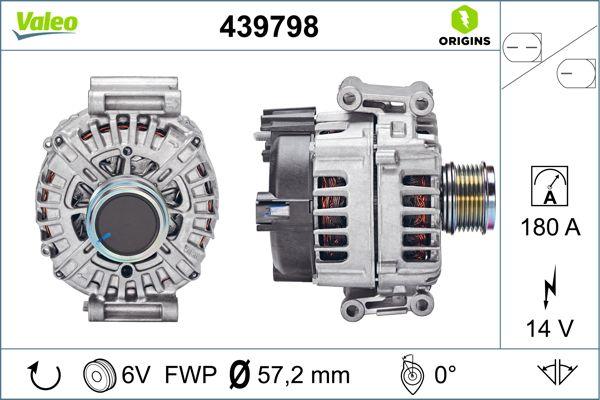 VALEO 439798 - Генератор autocars.com.ua