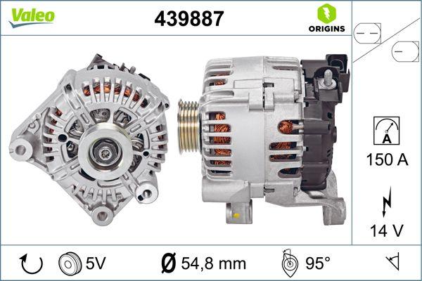 VALEO 439887 - Генератор autocars.com.ua