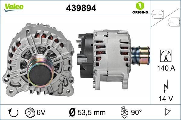 VALEO 439894 - Генератор autocars.com.ua