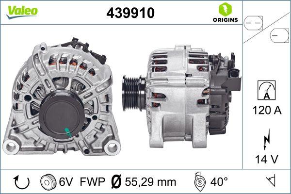 VALEO 439910 - Генератор autocars.com.ua