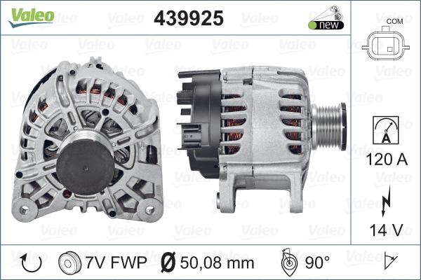 Valeo 439925 - Генератор avtokuzovplus.com.ua