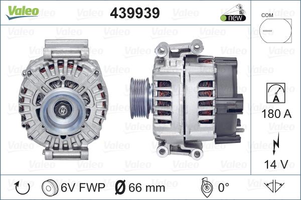 Valeo 439939 - Генератор avtokuzovplus.com.ua