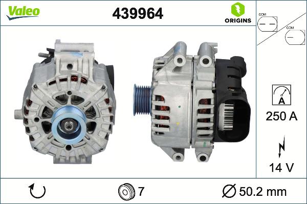 VALEO 439964 - Генератор autocars.com.ua