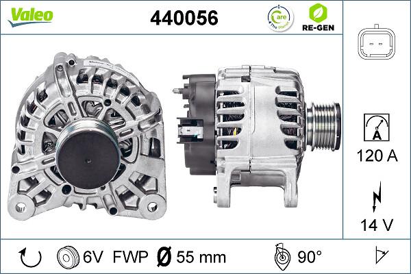 VALEO 440056 - Генератор autocars.com.ua