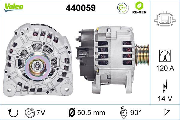 VALEO 440059 - Генератор autocars.com.ua