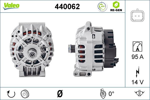 VALEO 440062 - Генератор autocars.com.ua