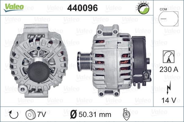 Valeo 440096 - Генератор autocars.com.ua