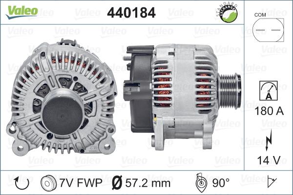 Valeo 440184 - Генератор autocars.com.ua