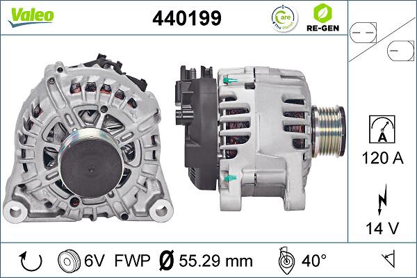 VALEO 440199 - Генератор autocars.com.ua
