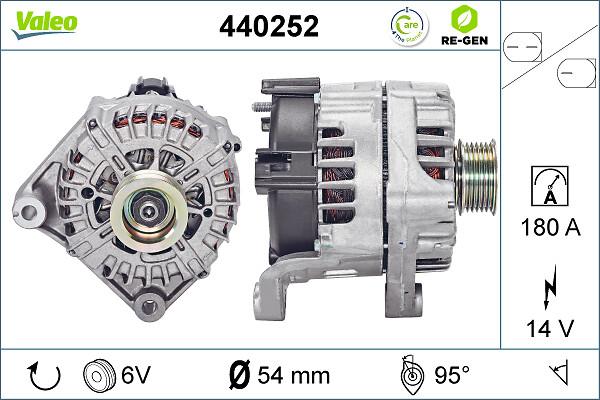 VALEO 440252 - Генератор autocars.com.ua