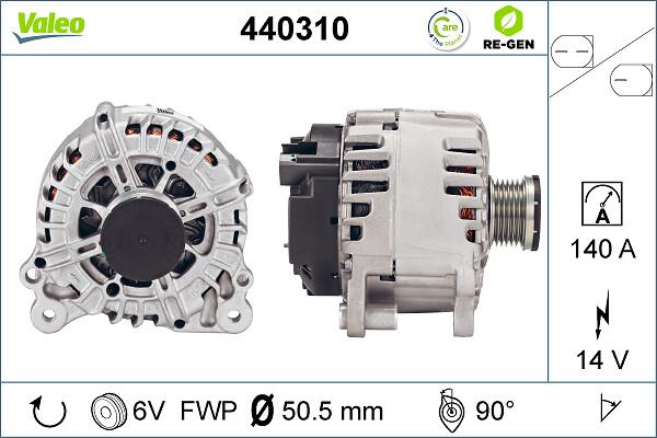 VALEO 440310 - Генератор autocars.com.ua