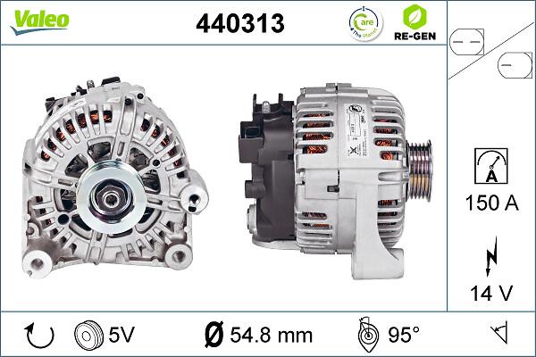 VALEO 440313 - Генератор autocars.com.ua