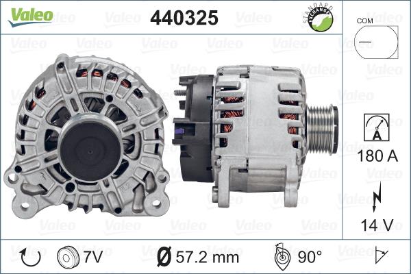 Valeo 440325 - Генератор autocars.com.ua