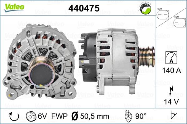 Valeo 440475 - Генератор autodnr.net