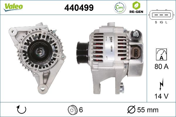 VALEO 440499 - Генератор autocars.com.ua