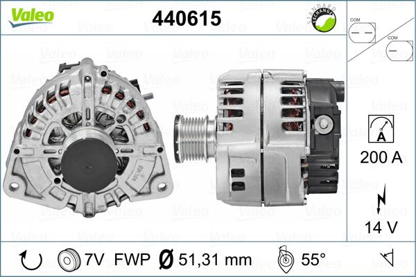 Valeo 440615 - Генератор avtokuzovplus.com.ua