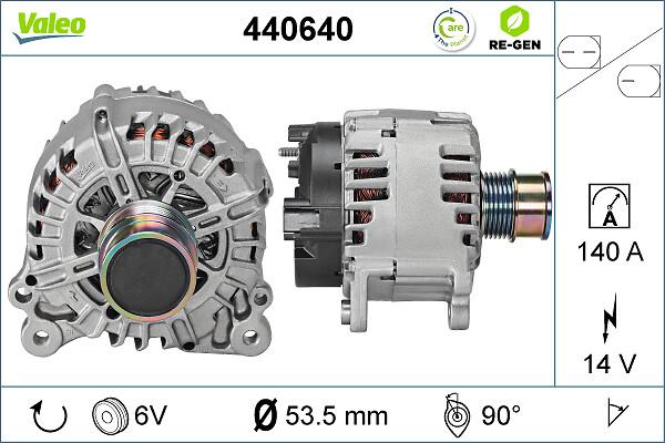 VALEO 440640 - Генератор autocars.com.ua