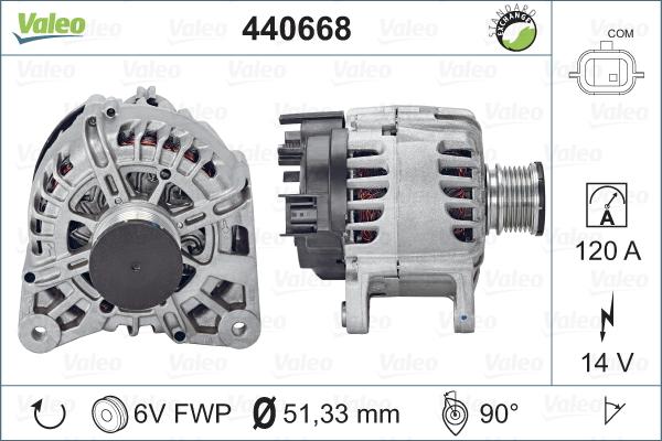 Valeo 440668 - Генератор avtokuzovplus.com.ua