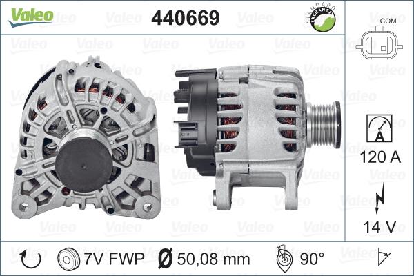 Valeo 440669 - Генератор autocars.com.ua