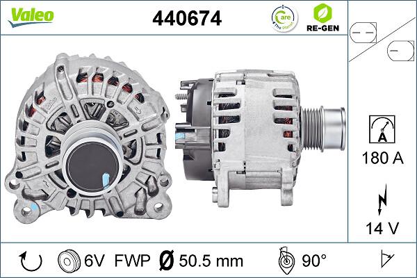 VALEO 440674 - Генератор autocars.com.ua