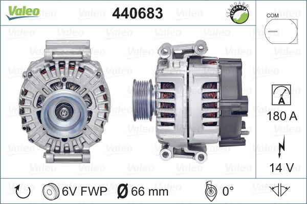 Valeo 440683 - Генератор avtokuzovplus.com.ua