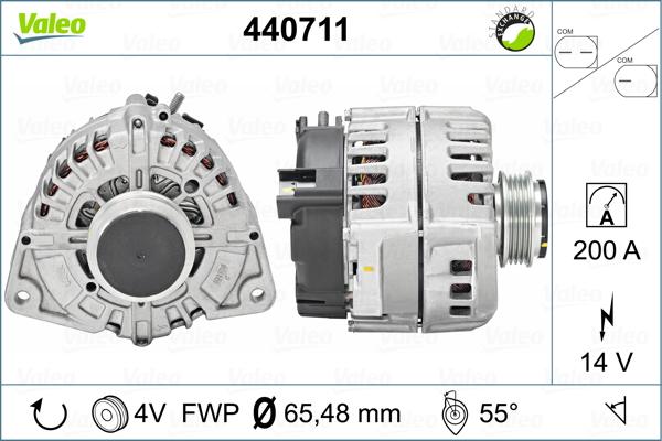 Valeo 440711 - Генератор autocars.com.ua