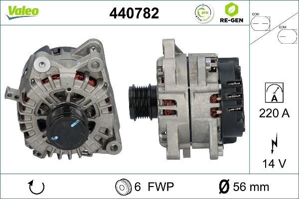 VALEO 440782 - Генератор autocars.com.ua