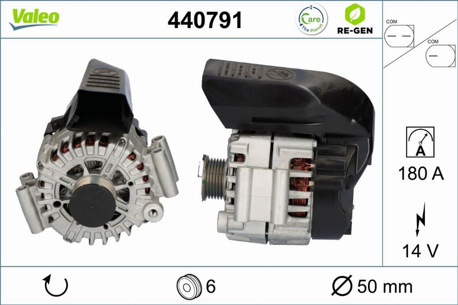 Valeo 440791 - Генератор avtokuzovplus.com.ua