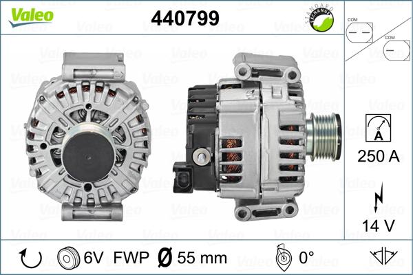 Valeo 440799 - Генератор avtokuzovplus.com.ua