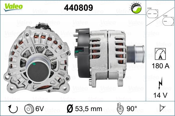 Valeo 440809 - Генератор autodnr.net