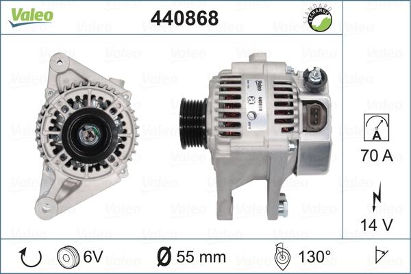 Valeo 440868 - Генератор autocars.com.ua