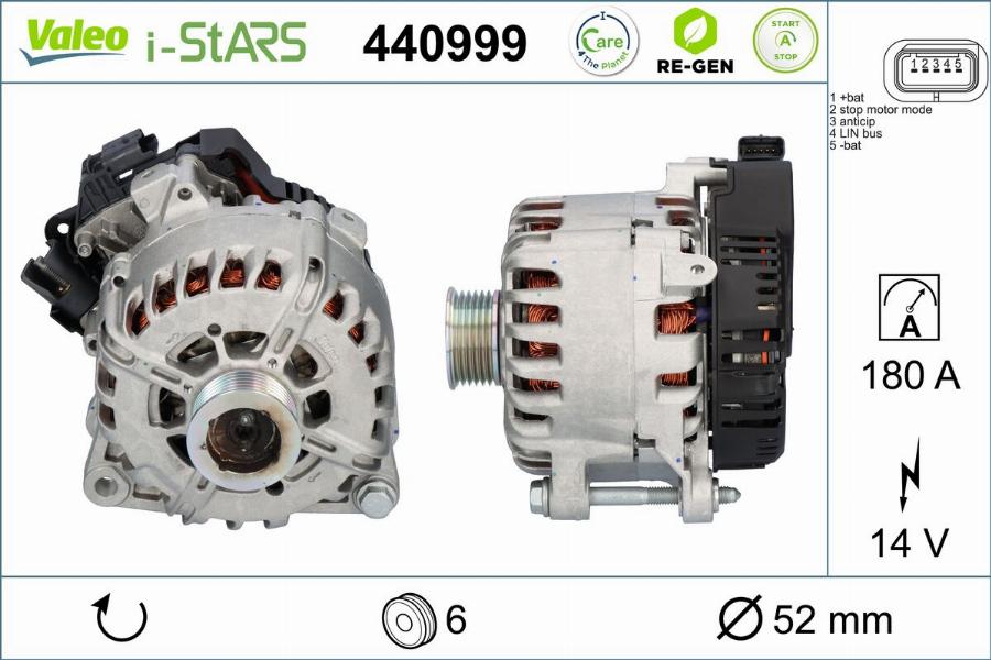 Valeo 440999 - Пусковий генератор autocars.com.ua