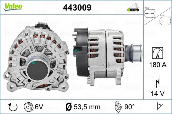 Valeo 443009 - Генератор autodnr.net