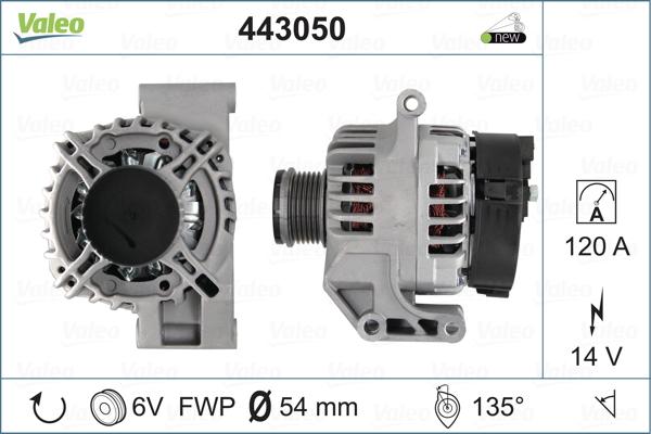 Valeo 443050 - Генератор autodnr.net