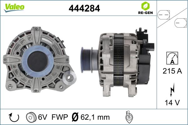 Valeo 444284 - Генератор autodnr.net