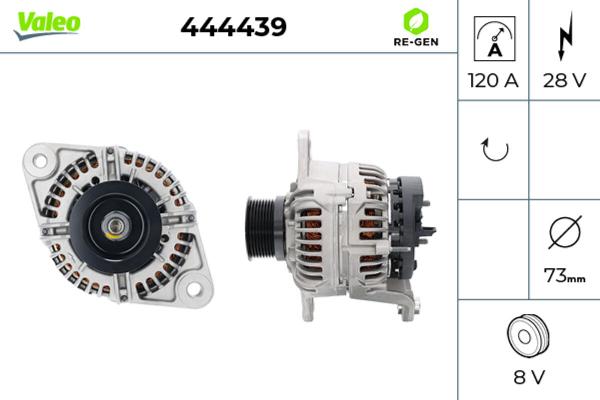 VALEO 444439 - Генератор autocars.com.ua