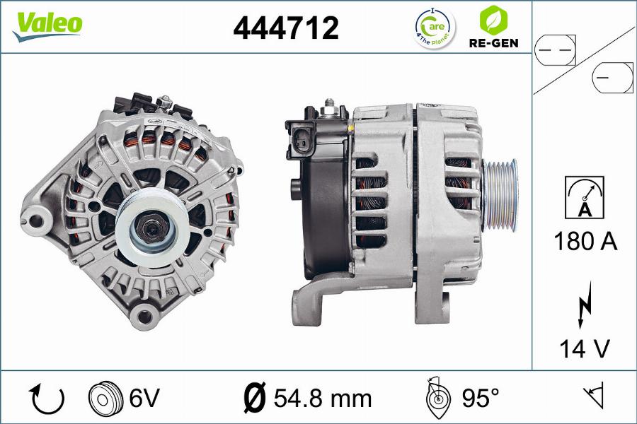 Valeo 444712 - Генератор avtokuzovplus.com.ua