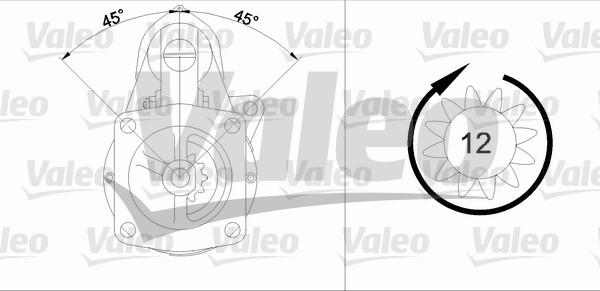 Valeo 455509 - Стартер avtokuzovplus.com.ua