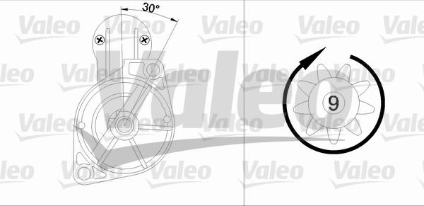 Valeo 455566 - Стартер avtokuzovplus.com.ua